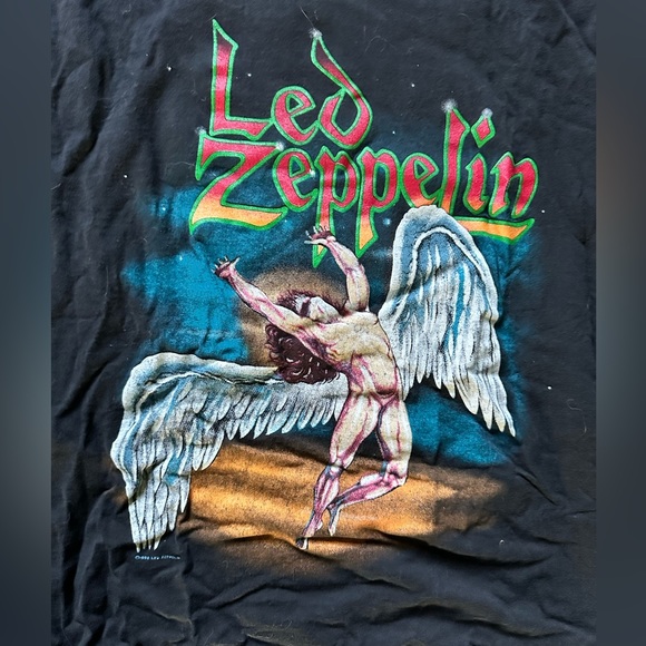 Vintage Led Zeppelin Icarus Band Shirt - Picture 2 of 4